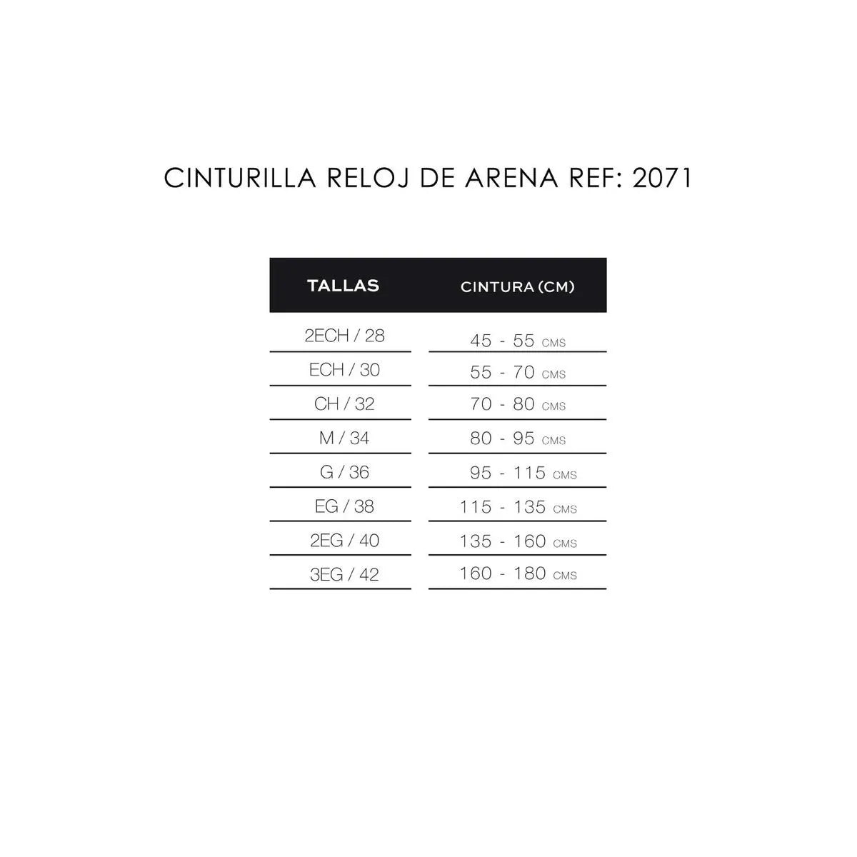 Cinturilla Velcro Reloj de Arena | 2071