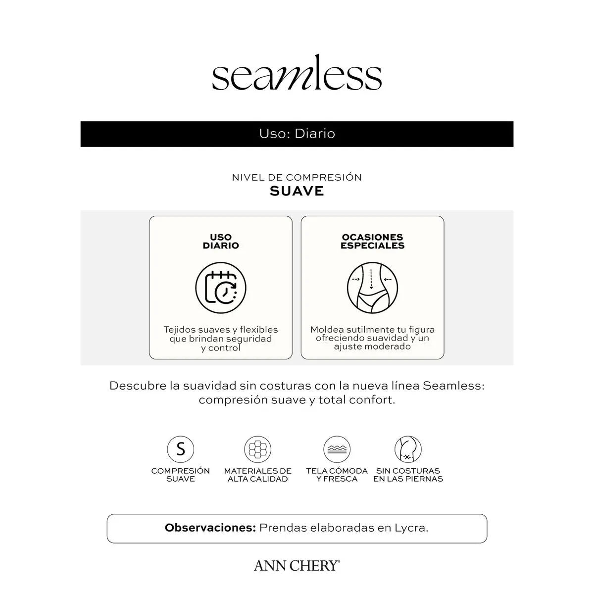 Body Seamless Media Pierna | 1596